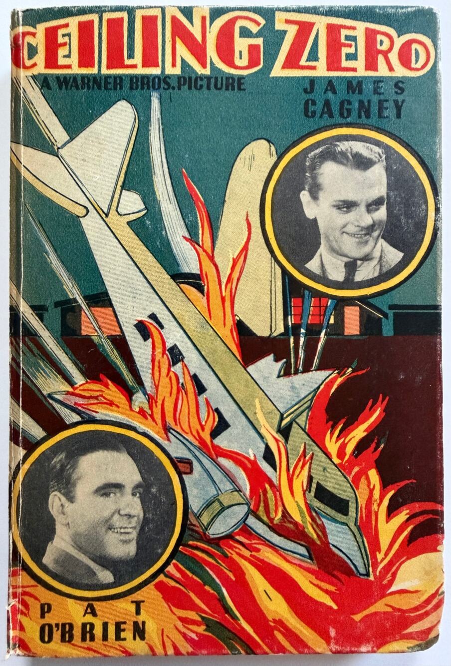 RARE 1936 Ceiling Zero Pat O'Brien James Cagney Movie Tie In Book, Hollywood